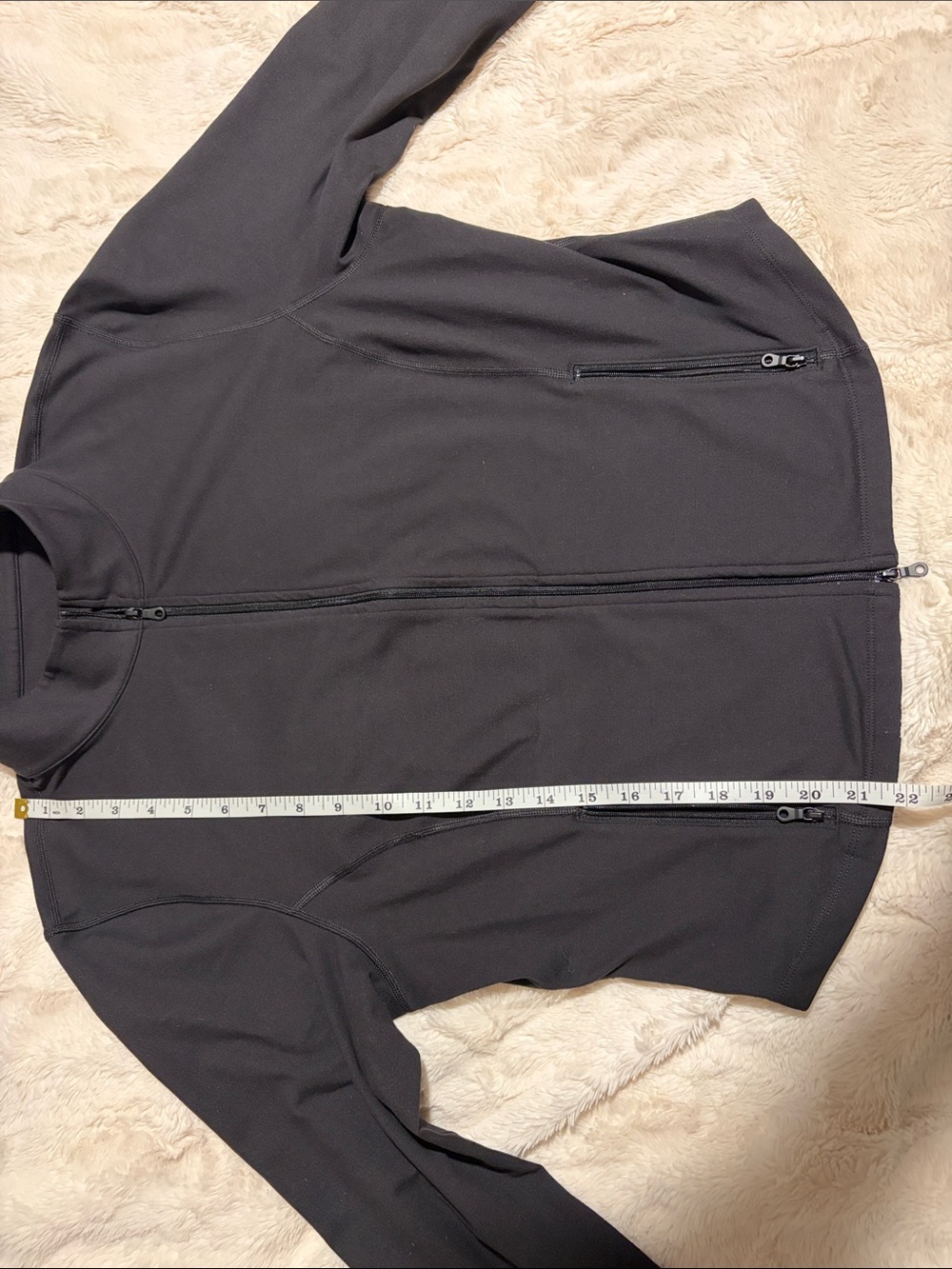 NEW Aerie Real Good Black Zip-Up Sz XL - Picture 8 of 10